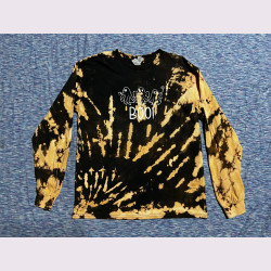 Halloween Bleach Dyed Shirt