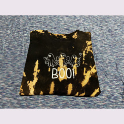 Halloween Bleach Dyed Shirt